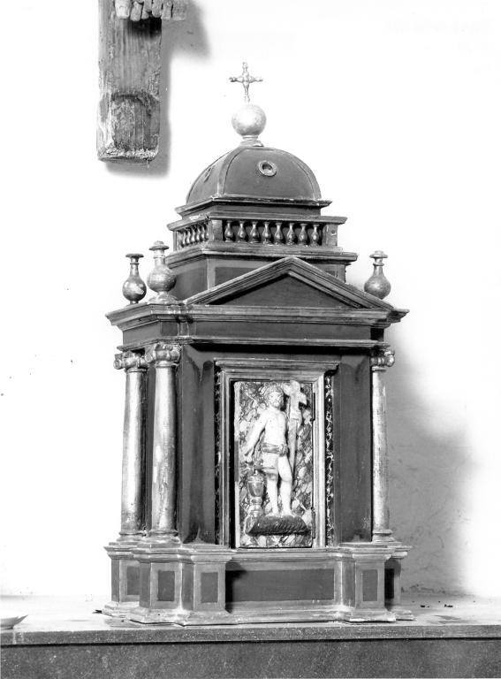 tabernacolo - a tempietto - ambito laziale (sec. XVIII)