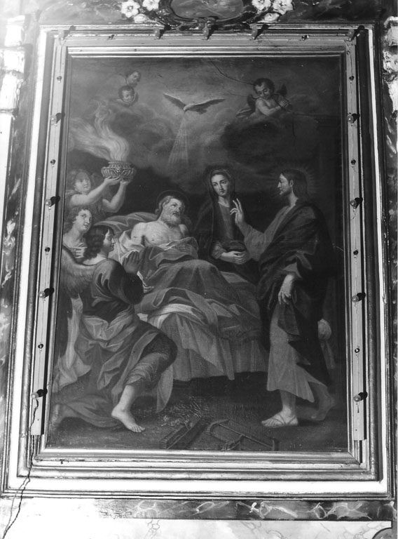 morte di San Giuseppe (dipinto) - bottega romana (fine/inizio secc. XVII/ XVIII)
