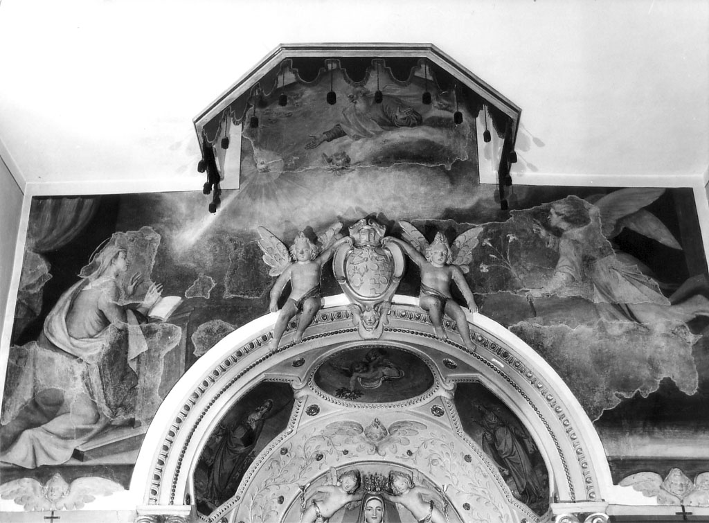Trinità (dipinto) di Manenti Vincenzo (cerchia) (primo quarto sec. XVII)