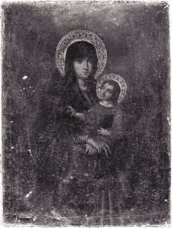 Madonna con Bambino (dipinto) - ambito laziale (sec. XVII)