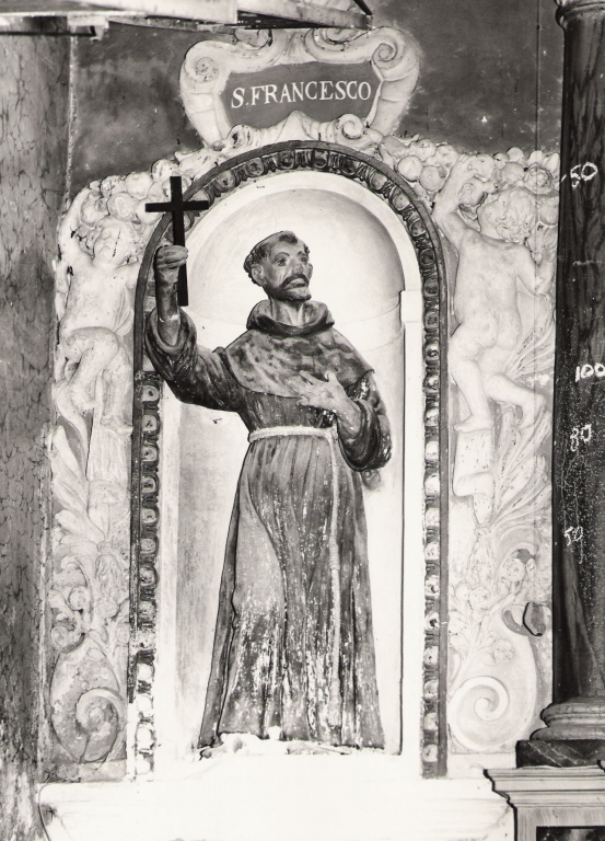 San Francesco (statua) - ambito laziale (inizio sec. XVIII)