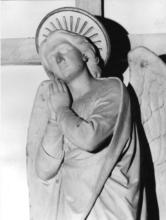 angelo orante (statua) - ambito laziale (sec. XIX)