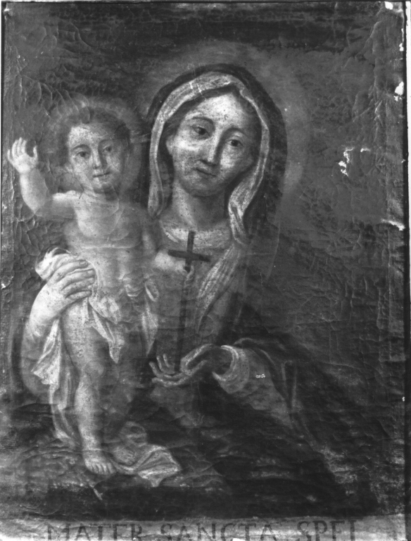 Madonna con Bambino (dipinto) - ambito laziale (seconda metà sec. XVII)
