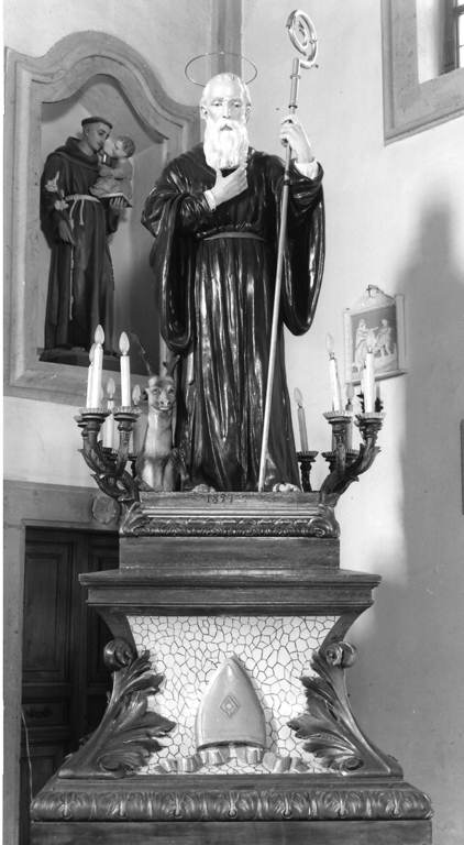 Sant'Egidio (scultura, opera isolata) - ambito Italia centrale (sec. XIX)