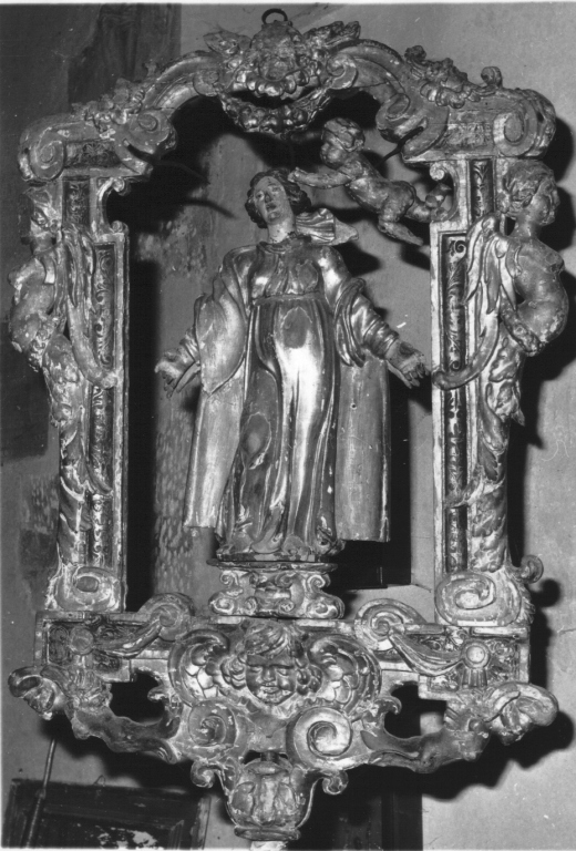 Madonna e angioletti (scultura processionale) - ambito abruzzese (sec. XVIII)