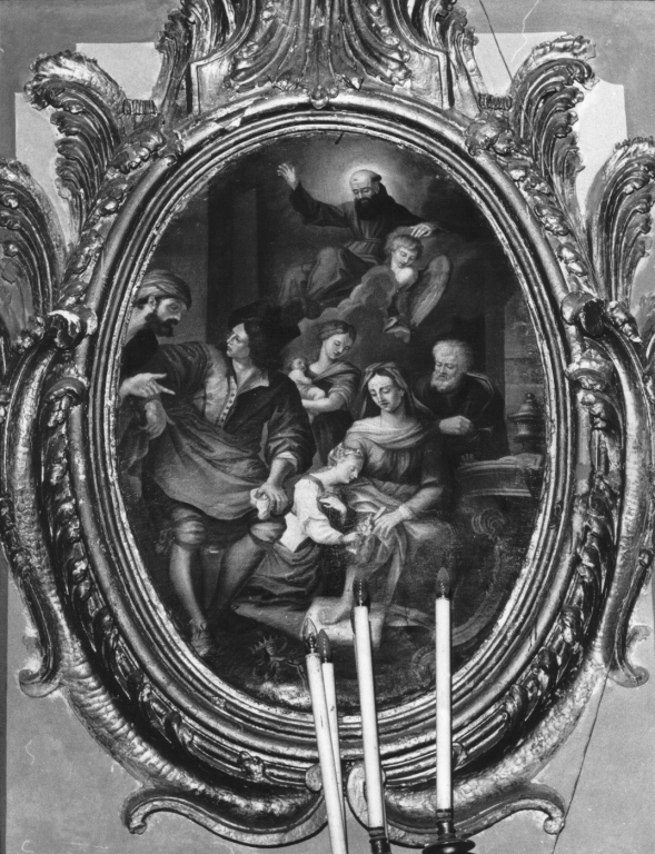 miracolo di San Giuseppe da Leonessa (dipinto) di Bisini Venanzio (sec. XVIII)