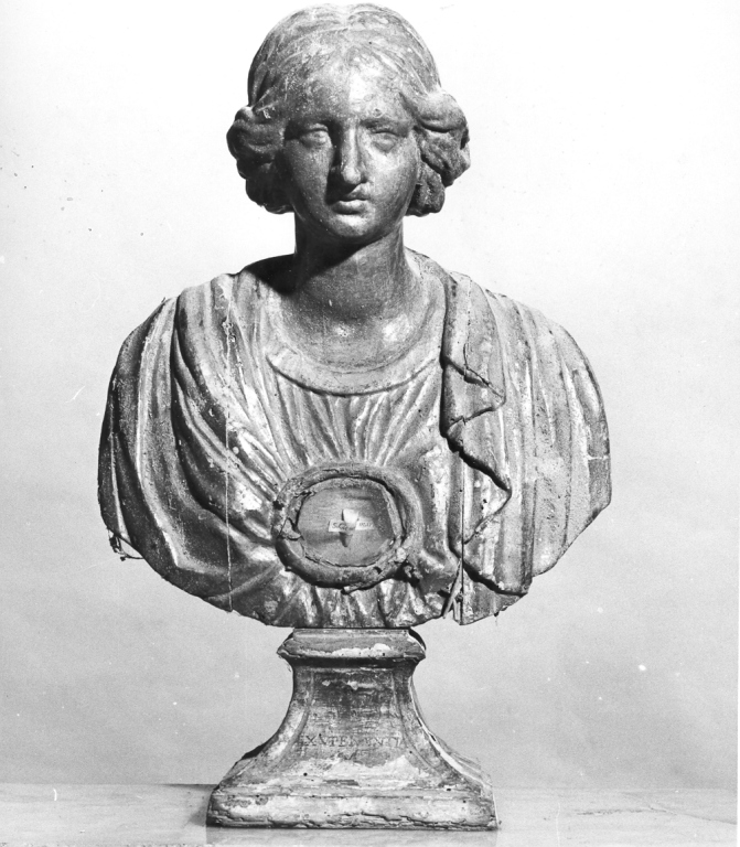 S. Clementina (reliquiario - a busto) - ambito Italia centrale (sec. XVIII)