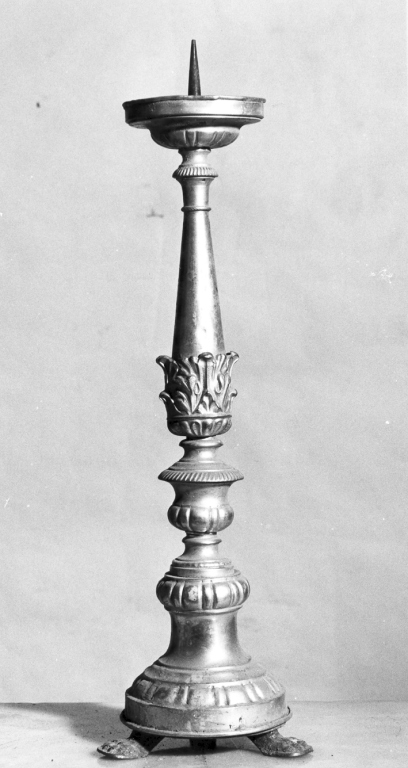 candeliere d'altare - ambito Italia centrale (sec. XVIII)