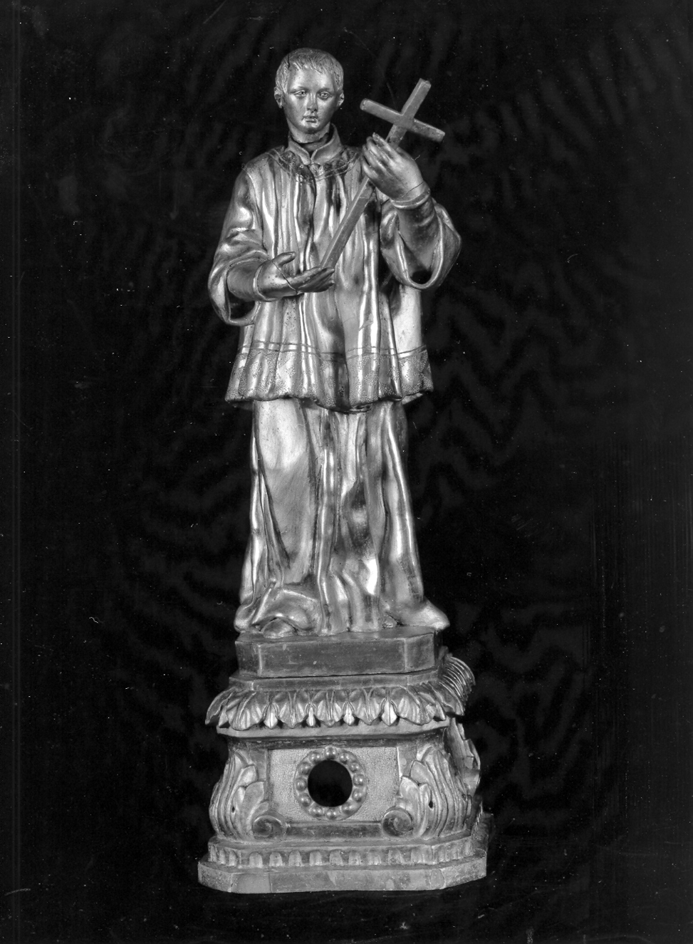 San Luigi Gonzaga (scultura) - ambito romano (sec. XVII)