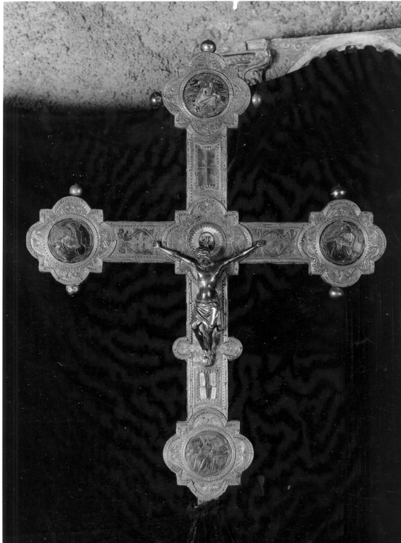 Cristo crocefisso (croce processionale) di Vannuccio di Viva da Siena (sec. XIV)