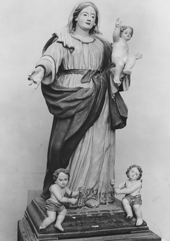 Madonna con Bambino (statua) - ambito napoletano (sec. XIX)