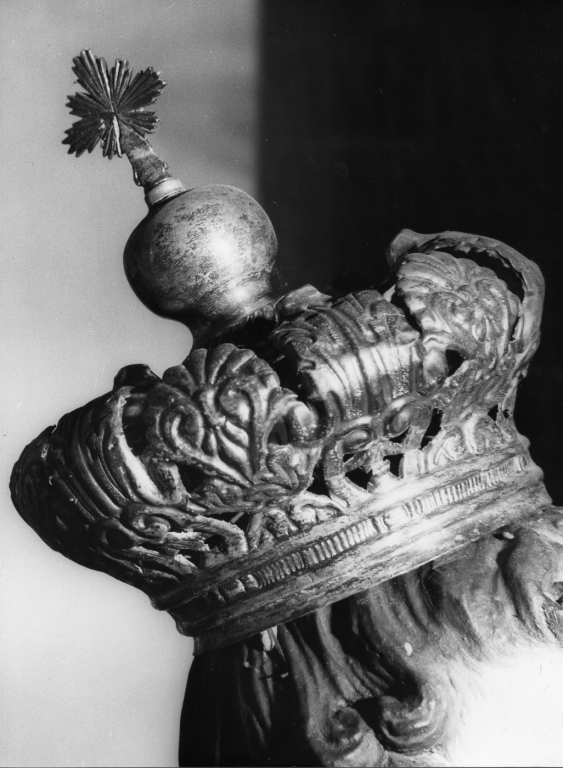 corona da statua - ambito laziale (sec. XIX)