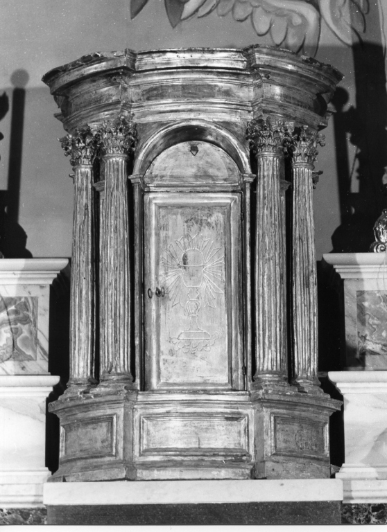 tabernacolo - a tempietto - ambito laziale (sec. XVII)