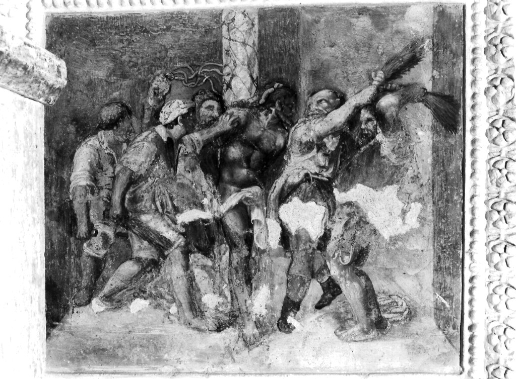 flagellazione di Cristo (dipinto) - ambito laziale (sec. XVI)