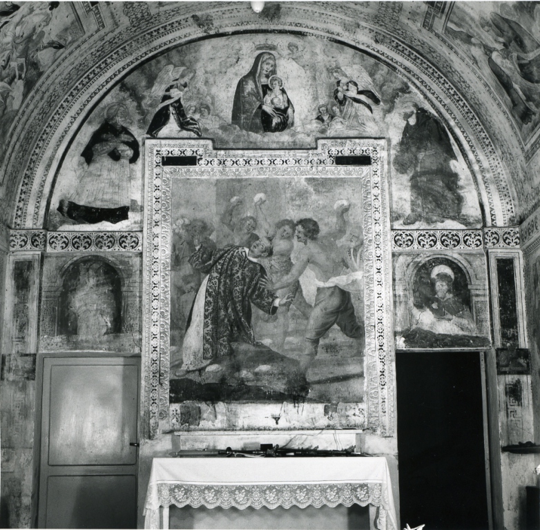 martirio di San Lorenzo (dipinto) di Ferri Ciro (maniera) (sec. XVIII)