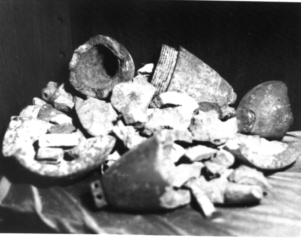 granata per mortaio, frammento - ambito italiano (sec. XIX)