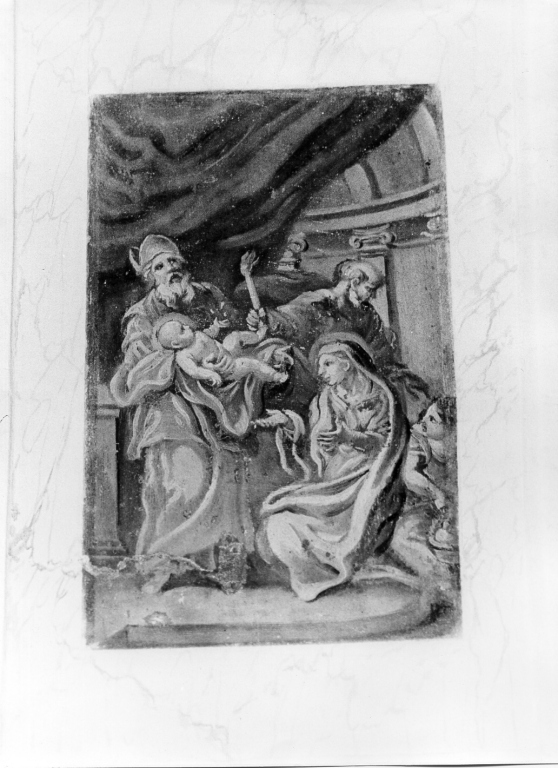 presentazione di Gesù al tempio (dipinto, ciclo) - ambito romano (seconda metà sec. XVIII)