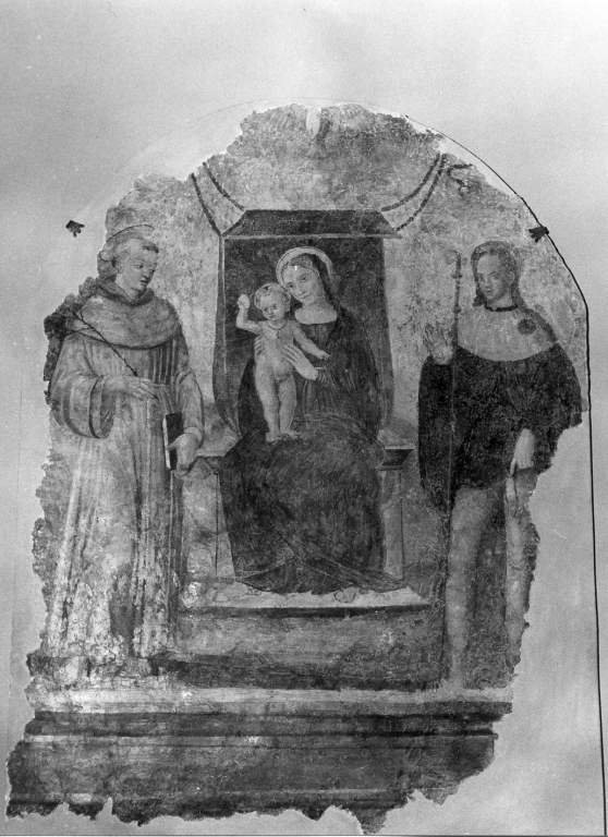 Madonna in trono con Bambino e Santi (dipinto) - ambito umbro (seconda metà sec. XVI)