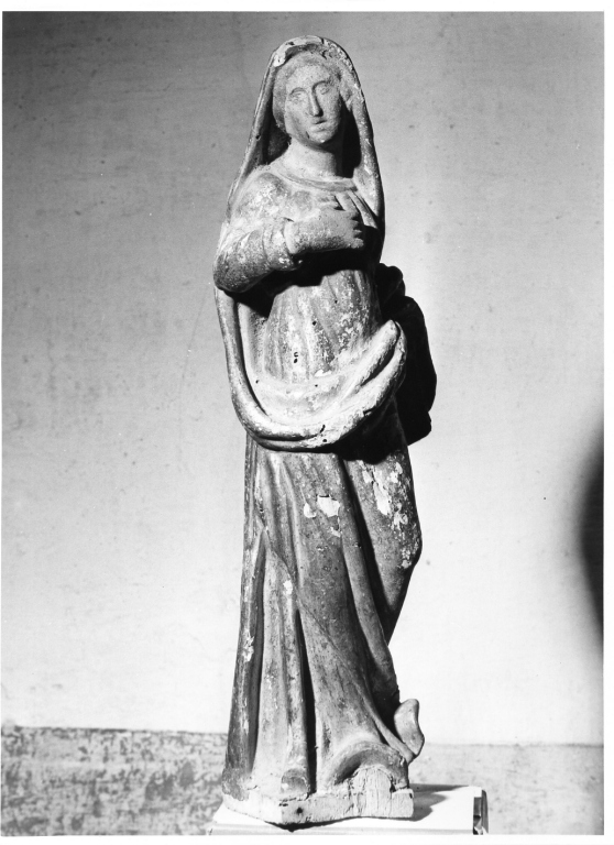 Madonna (statua) - ambito laziale (fine/inizio secc. XVIII/ XIX)