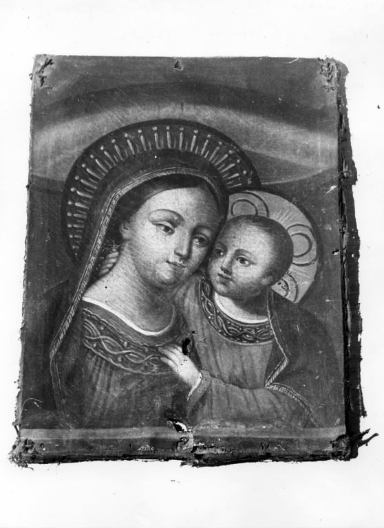 Madonna con Bambino (dipinto) - ambito laziale (sec. XIX)