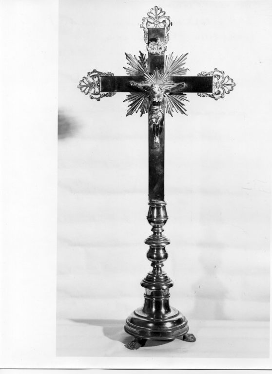 croce d'altare, serie - ambito laziale (sec. XVIII)