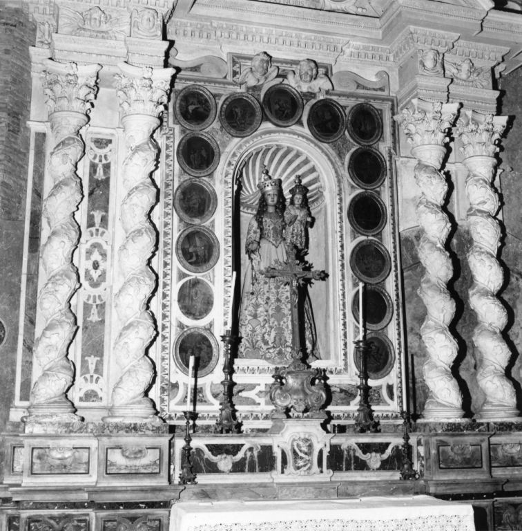 Madonna del Rosario (gruppo scultoreo) - ambito Italia meridionale (sec. XVIII)