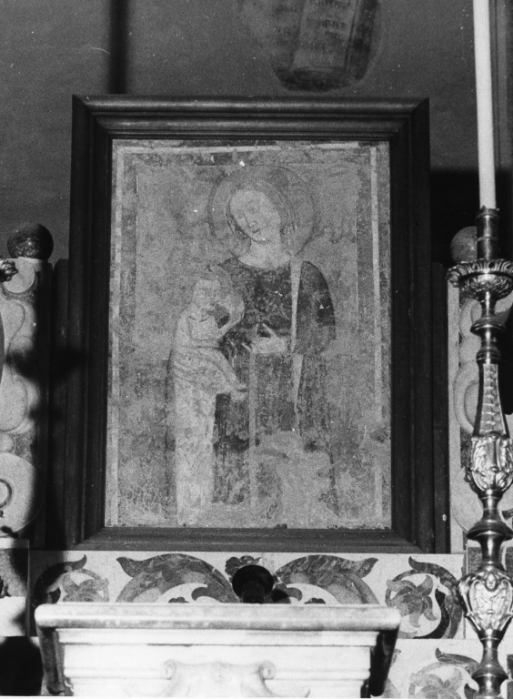 Madonna con Bambino (dipinto) - ambito laziale, ambito laziale (sec. XIV)