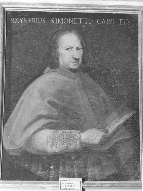 il vescovo Raniero Simonetti (dipinto) - ambito laziale (sec. XVIII)