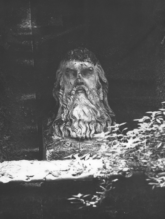 testa d'uomo con barba (scultura) - ambito Europa nord-occidentale (sec. XIX)
