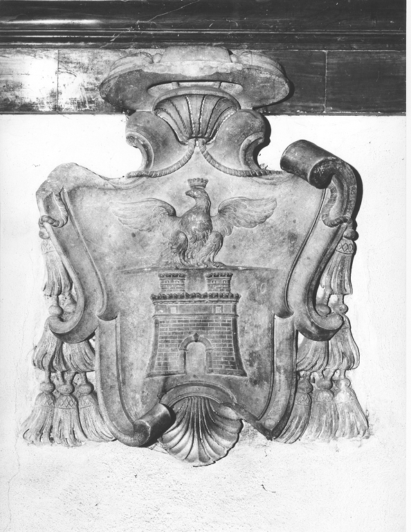 stemma cardinalizio (scultura) - ambito Italia centrale (sec. XVII)