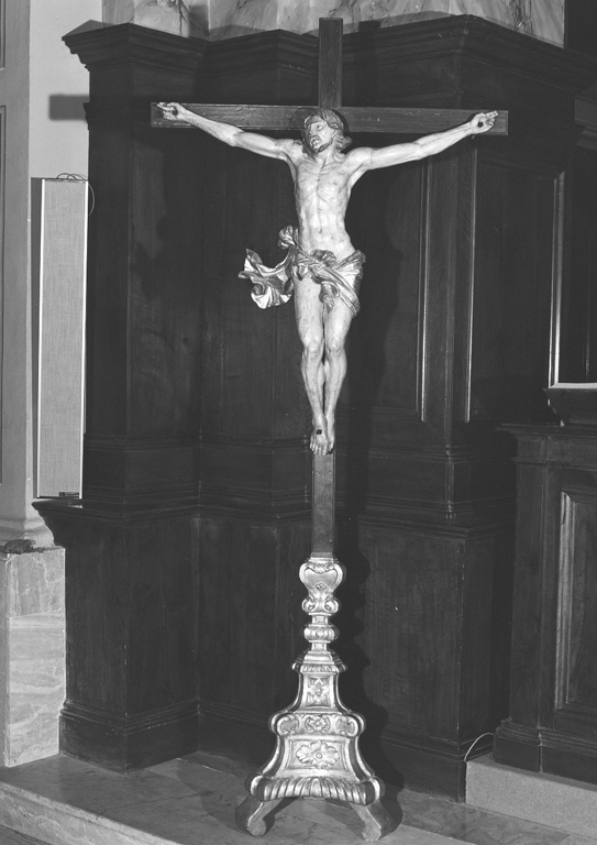 Cristo crocifisso (statua) - ambito laziale (sec. XVIII)