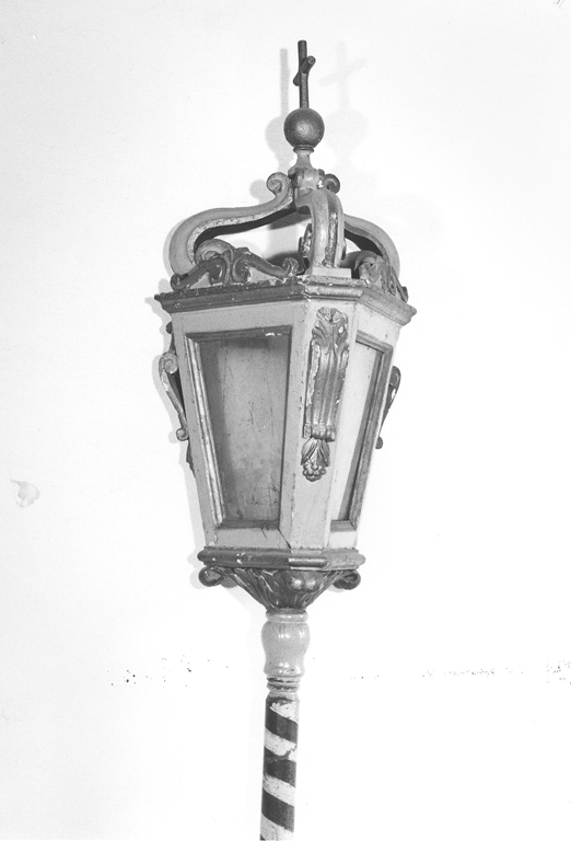 lanterna processionale, serie - manifattura viterbese (sec. XVIII)