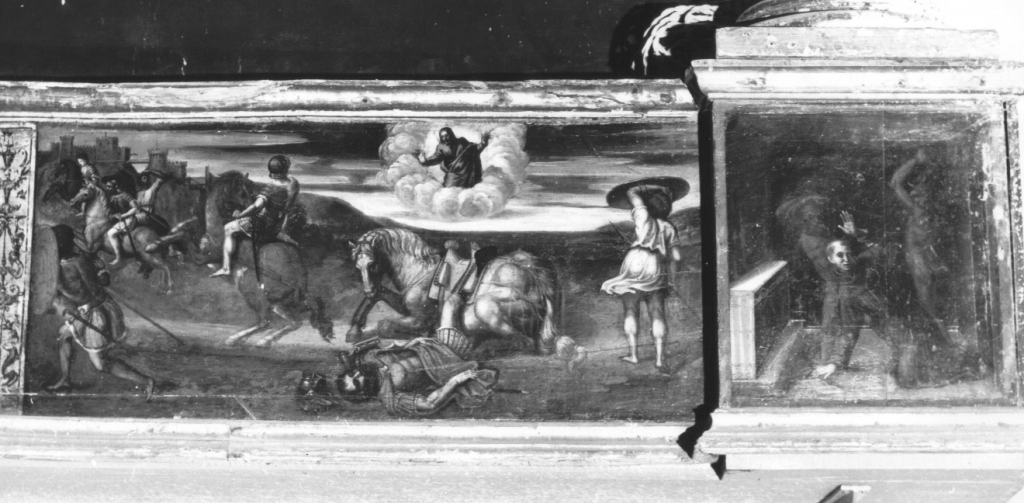 conversione di San Paolo (dipinto) di Santoro Giacomo detto Jacopo Siculo (attribuito) (metà sec. XVI)