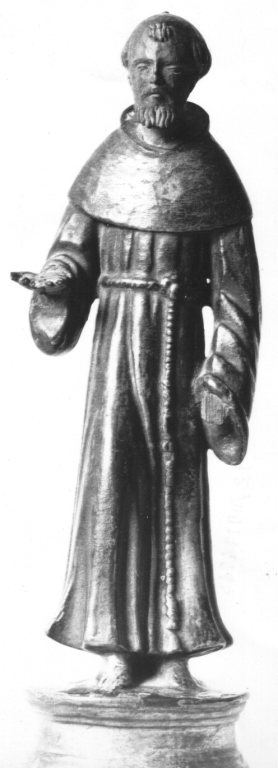 San Francesco d'Assisi (statuetta) - ambito umbro-toscano (sec. XV)