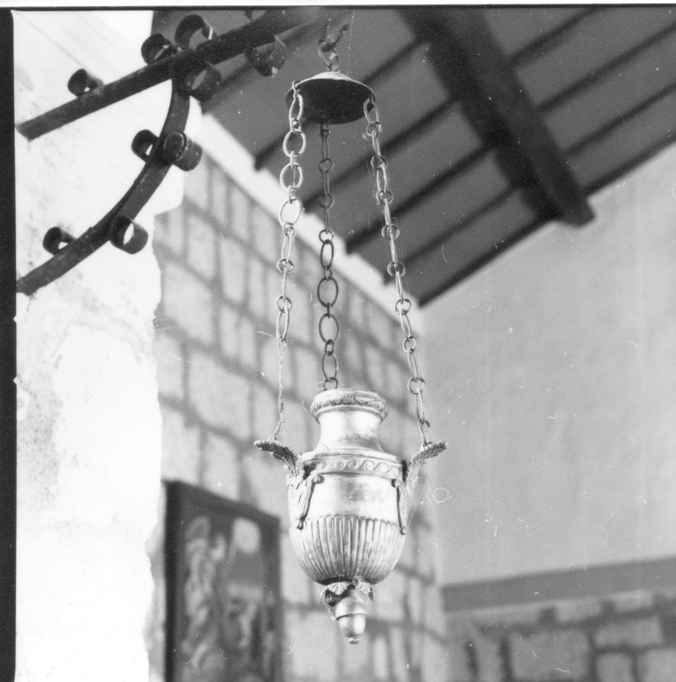 lampada da chiesa - ambito laziale (prima metà sec. XIX)