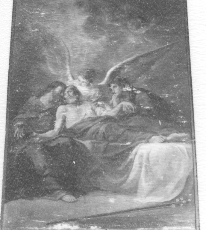 Morte di San Giuseppe (dipinto) - ambito laziale (sec. XX)