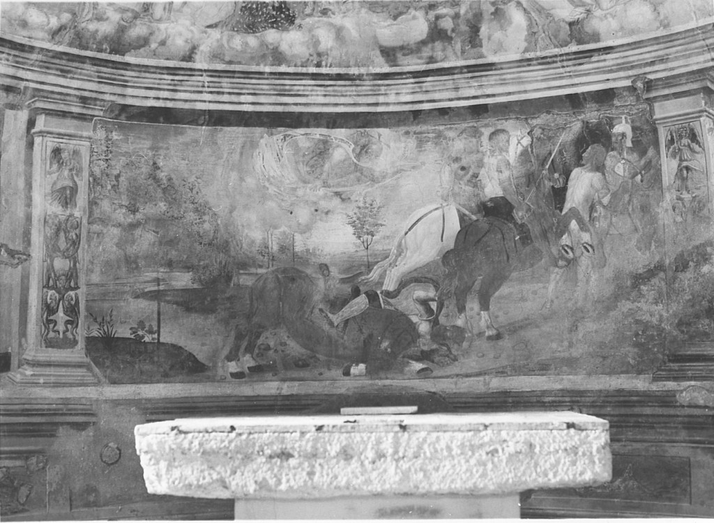 conversione di San Paolo (dipinto) di Torresani Lorenzo, Torresani Bartolomeo (sec. XVI)