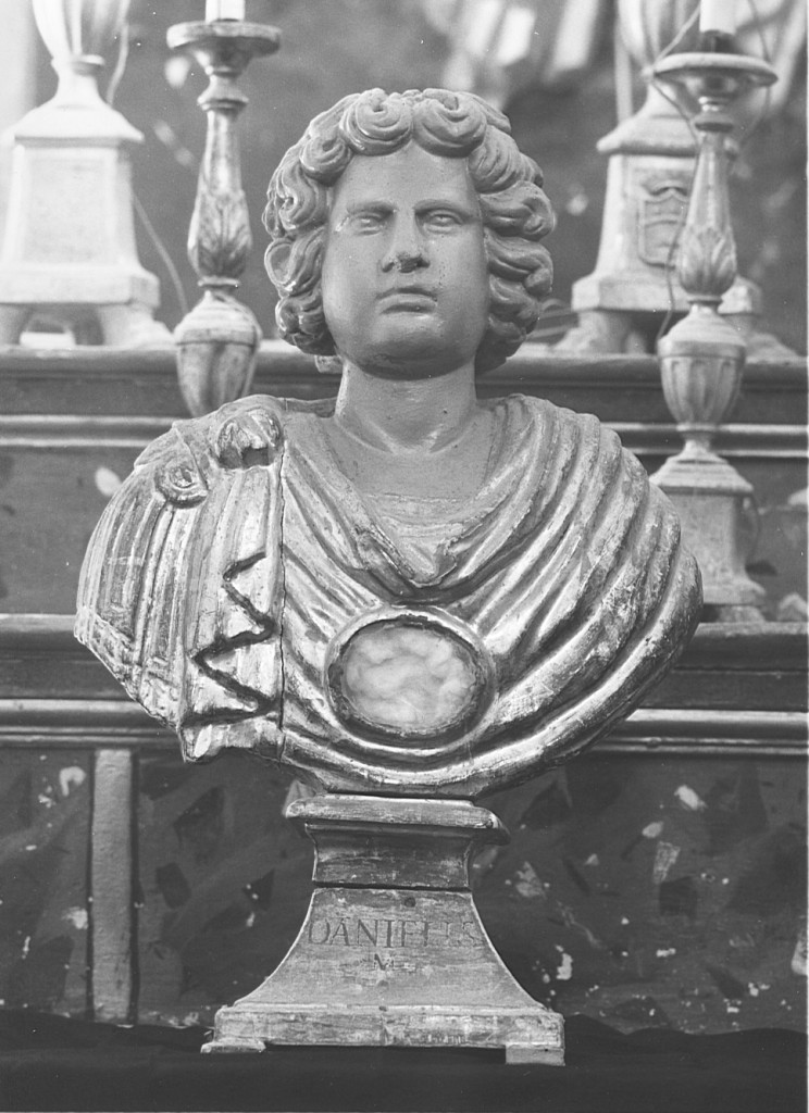 reliquiario - a busto, serie - ambito laziale (sec. XIX)