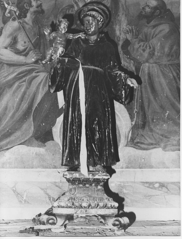 Sant'Antonio da Padova (scultura, opera isolata) - ambito laziale (sec. XVIII)