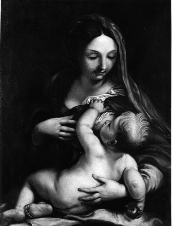 Madonna col Bambino (dipinto) - ambito romano (seconda metà sec. XVII)