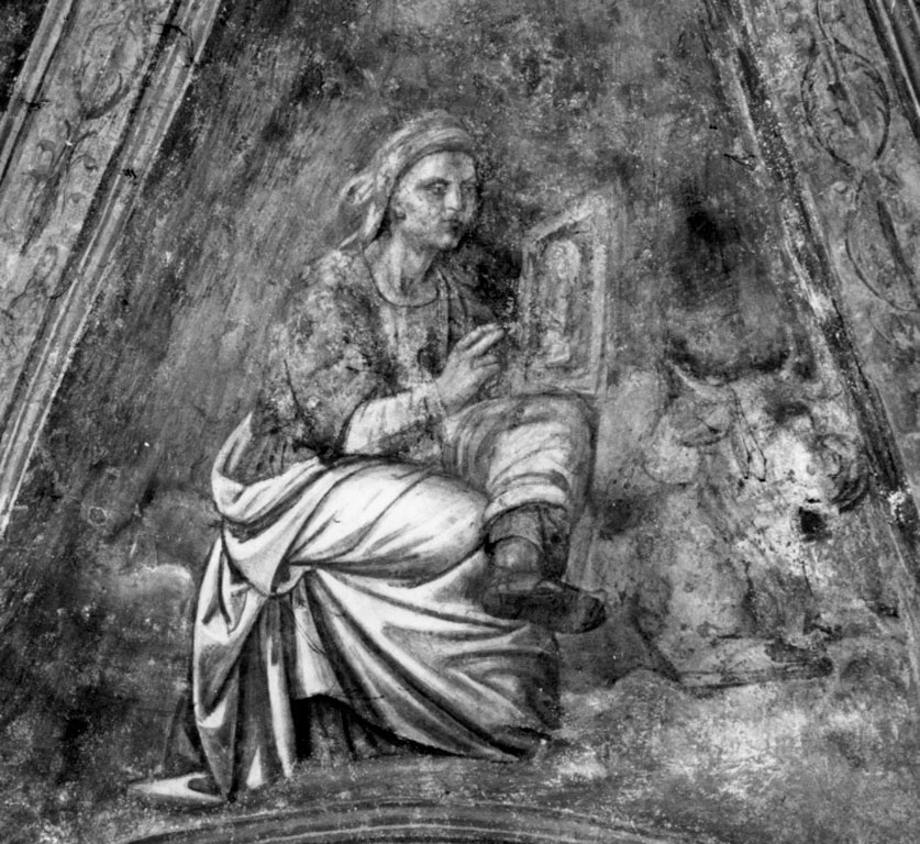 San Luca evangelista (dipinto, ciclo) di Bazzi Giovanni Antonio detto Sodoma (attribuito) (sec. XVI)