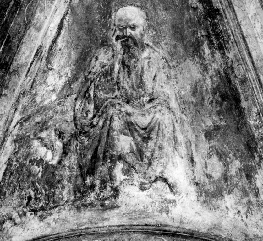 San Marco evangelista (dipinto, ciclo) di Bazzi Giovanni Antonio detto Sodoma (attribuito) (sec. XVI)