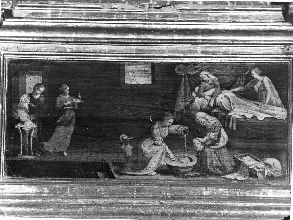 Nascita di Maria Vergine (dipinto) - ambito laziale (sec. XVI)