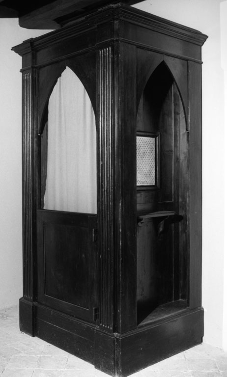confessionale - artigianato laziale (sec. XIX)