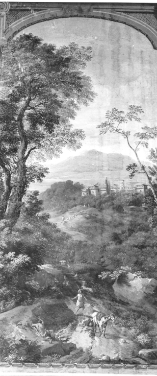 Paesaggi con viandanti (dipinto) di Heldmann Ignazio detto Bavarese (sec. XVIII)