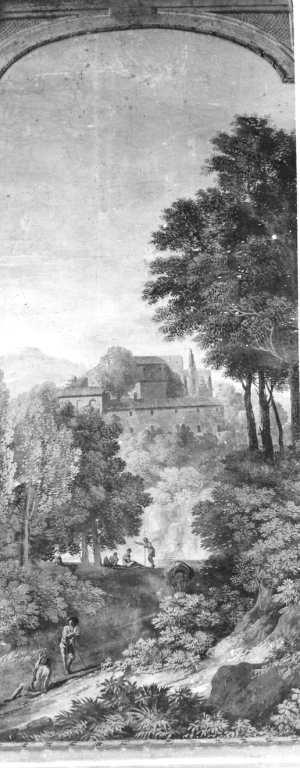 Paesaggi con viandanti (dipinto) di Heldmann Ignazio detto Bavarese (sec. XVIII)