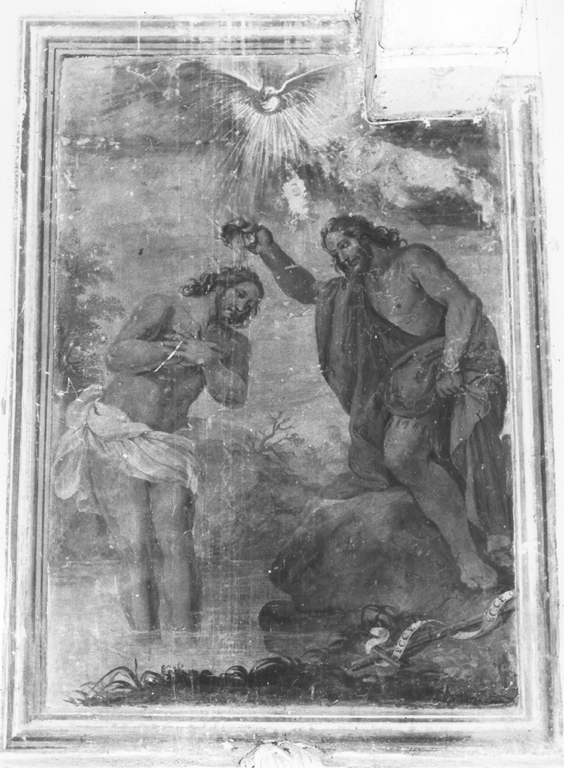 battesimo di Cristo (dipinto) - ambito laziale (sec. XVII)
