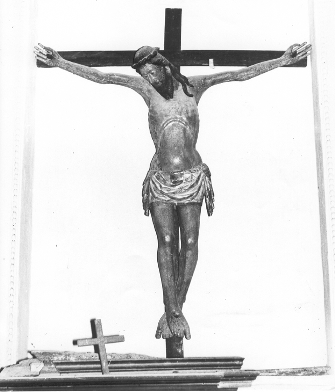 Cristo crocifisso (scultura) - ambito laziale (sec. XV)