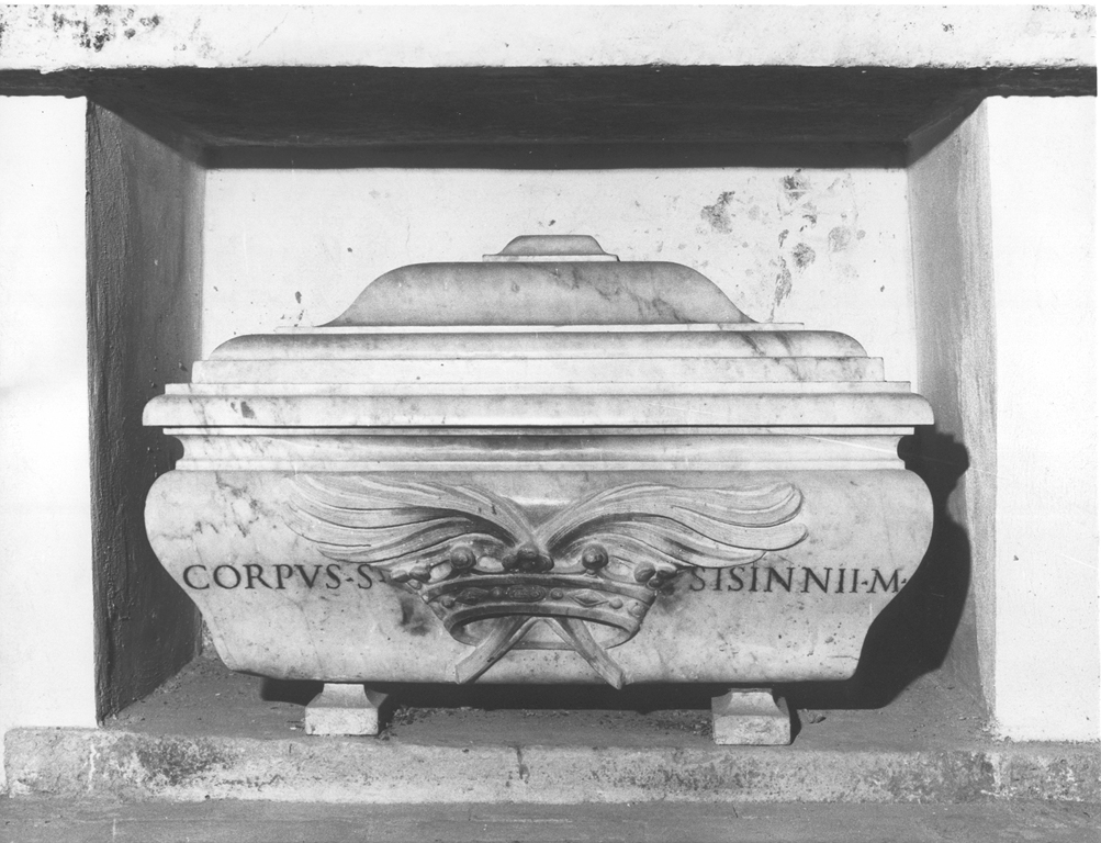 sarcofago - ambito laziale (sec. XIX)