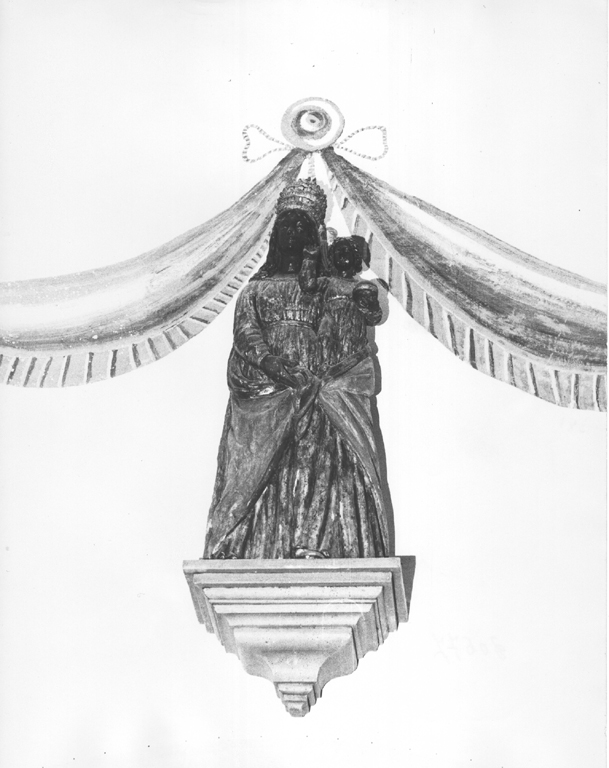 Madonna con Bambino (scultura) - ambito laziale (sec. XVI)